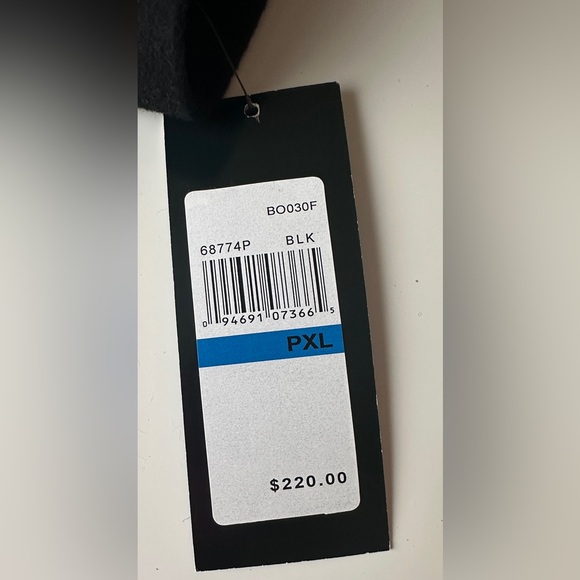 NWT Forecaster of Boston Black Wool Blend Pea Coat Women’s Petite XL PXL $220 - Picture 4 of 7